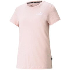 Marškinėliai moterims Puma ESS Embroidered Tee W 587901 36, rožiniai kaina ir informacija | Marškinėliai moterims | pigu.lt