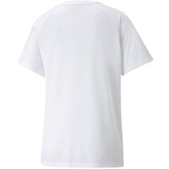 Футболка женская Puma Evostripe Tee W 589143 02, белая цена и информация | Женские футболки | pigu.lt