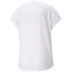 Marškinėliai moterims Puma Modern Sports Tee W 589476 02, balti kaina ir informacija | Marškinėliai moterims | pigu.lt