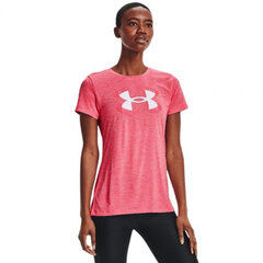 Футболка женская Under Armor Tech Twist Graphic SSC T Shirt W 1366 125 819, розовая цена и информация | Футболка женская | pigu.lt