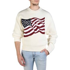 Свитер мужской Tommy Hilfiger - 64793 RE0RE00487_YA9-L, белый цена и информация | Мужские свитера | pigu.lt