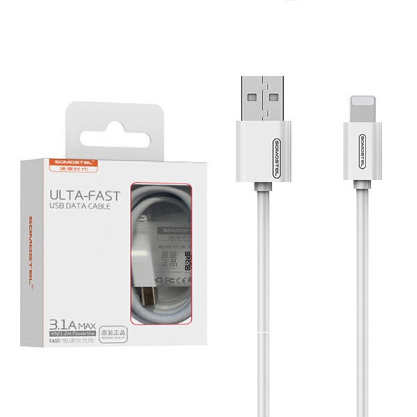 Somostel SMS-BP02 USB, 1.2 m kaina ir informacija | Laidai telefonams | pigu.lt