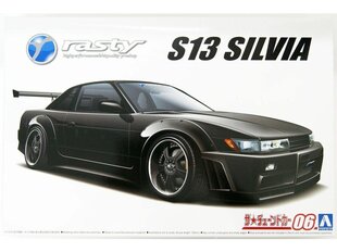 Сборная пластиковая модель Aoshima - Rasty S13 Nissan Silvia, 1/24, 05947 цена и информация | Конструкторы и кубики | pigu.lt