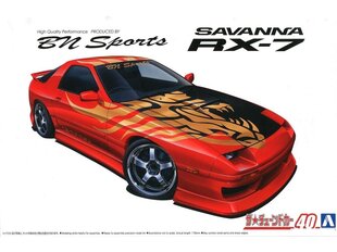 Сборная пластиковая модель Aoshima - Mazda BN Sports FC3S RX-7 '89, 1/24, 06150 цена и информация | Конструкторы и кубики | pigu.lt