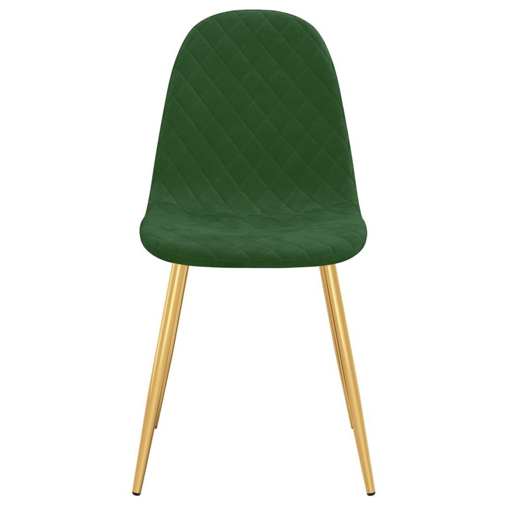 Valgomojo kėdės, 4 vnt, žalios kaina ir informacija | Virtuvės ir valgomojo kėdės | pigu.lt