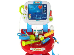 Medicininis rinkinys vežimėlyje Leantoys, 17 elementų kaina ir informacija | Žaislai mergaitėms | pigu.lt
