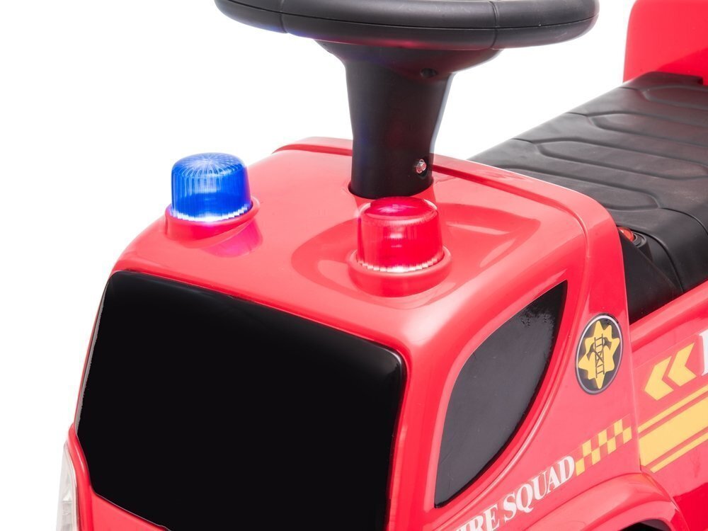 Paspiriamas vaikiškas sunkvežimis su burbulų aparatu - šviesos ir garso efektais, raudonas kaina ir informacija | Žaislai kūdikiams | pigu.lt