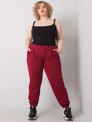 Женские спортивные штаны, бордовые  цена и информация | Женские брюки | pigu.lt