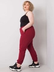 Женские спортивные штаны, бордовые  цена и информация | Женские брюки | pigu.lt