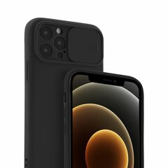 Mocco Matte Silicone Back чехол Camera Protect Силиконовый чехол для Apple iPhone 12 Mini Черный цена и информация | Чехлы для телефонов | pigu.lt