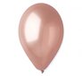 Lateksiniai metalic rožinio aukso spalvos balionai, 100 vnt.