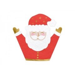 Forminės servetėlės Kalėdų Senelis, 16 x 15 cm, 20vnt kaina ir informacija | Dekoracijos šventėms | pigu.lt