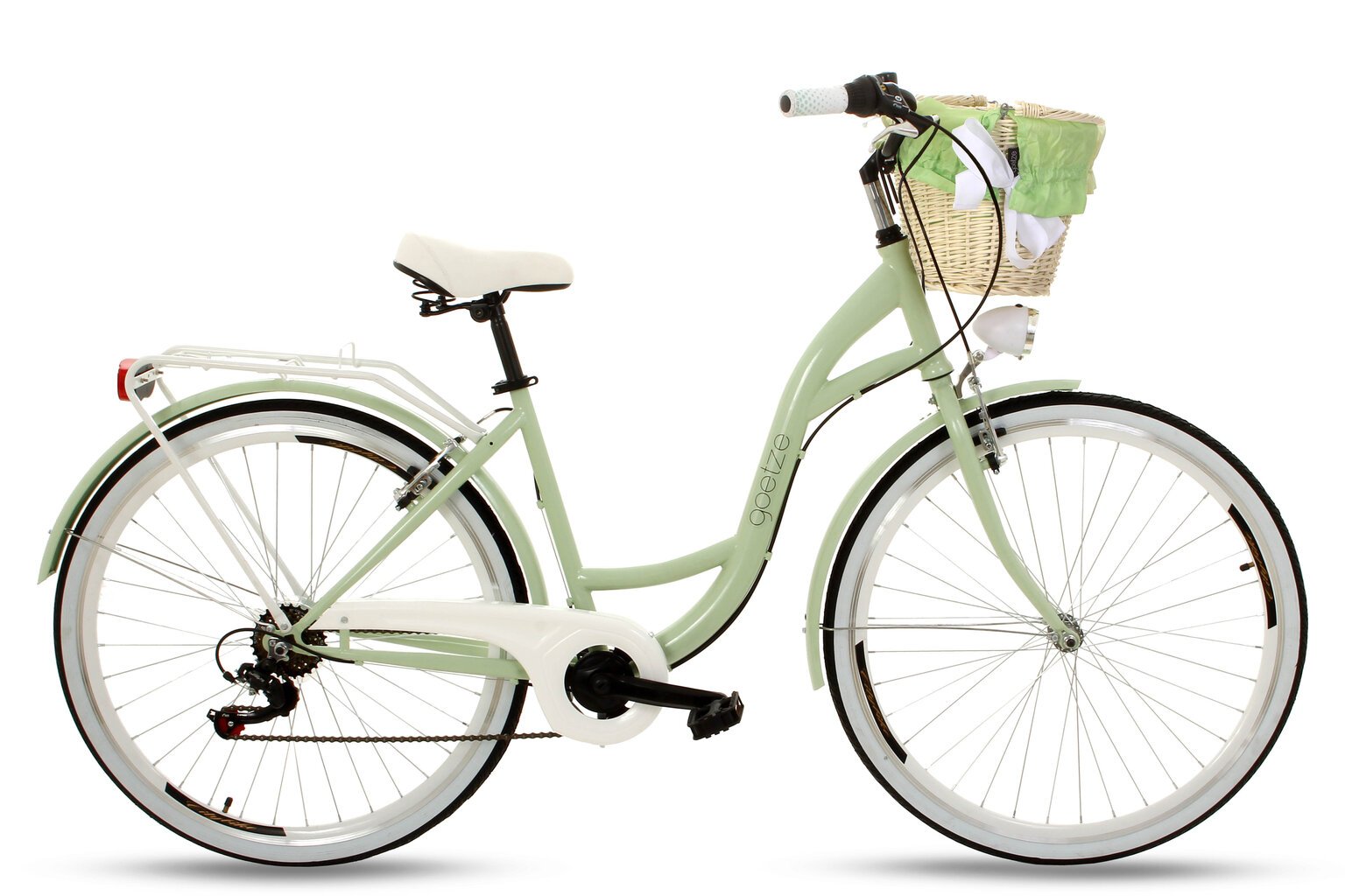 Miesto dviratis Goetze Mood 28", žalias kaina ir informacija | Dviračiai | pigu.lt