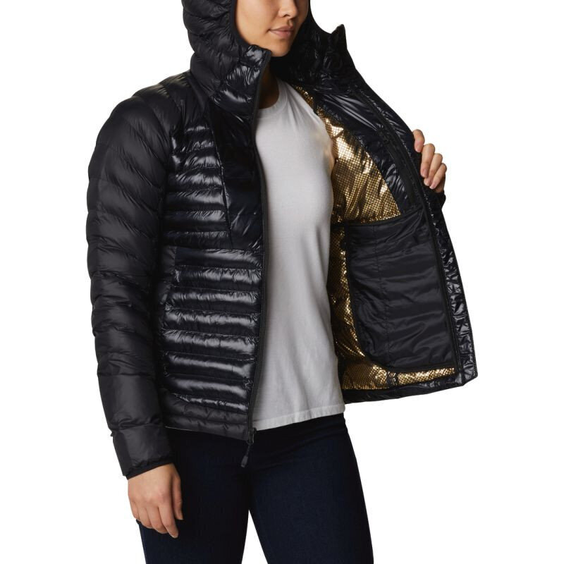 Striukė moterims Columbia Labyrinth Loop Hooded Jacket W 1955323010, juoda kaina ir informacija | Striukės moterims | pigu.lt