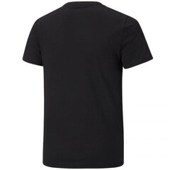 Футболка детская Puma ESS 2 Col Logo Tee Jr 586985 86, черная цена и информация | Рубашки для мальчиков | pigu.lt