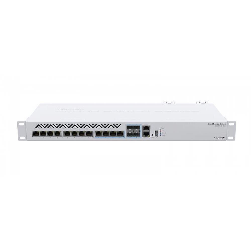 Komutatorius MikroTik CRS312-4C+8XG-RM kaina ir informacija | Komutatoriai (Switch) | pigu.lt