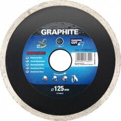 Deimantinis diskas GRAPHITE 57H646, skersmuo 230mm, vientisas kaina ir informacija | Mechaniniai įrankiai | pigu.lt