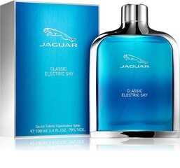 Туалетная вода Jaguar Classic Electric Sky EDT для мужчин 100 мл цена и информация | Мужские духи | pigu.lt