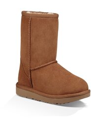 Коричневые сапоги UGG для девочек Classic II цена и информация | Ботинки детские | pigu.lt