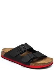 Šlepetės vyrams Birkenstock Arizona Prof, juodos цена и информация | Мужские шлепанцы, босоножки | pigu.lt