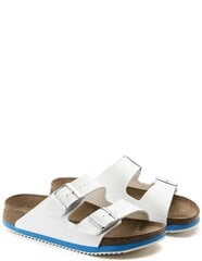 Šlepetės moterims Birkenstock Arizona Prof, baltos цена и информация | Женские тапочки | pigu.lt