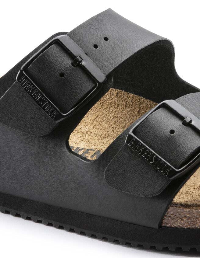 Šlepetės moterims Birkenstock Arizona Prof, juodos kaina ir informacija | Šlepetės moterims | pigu.lt