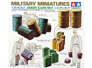 Tamiya - Military Miniatures Jerry Can Set, 1/35, 35026 kaina ir informacija | Žaislai berniukams | pigu.lt