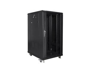 LANBERG FREE STANDING 19" RACK CABINET 22U 600X800 BLACK kaina ir informacija | Mechaniniai įrankiai | pigu.lt