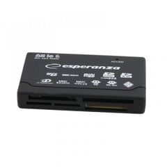 Устройство для чтения карт памяти Esperanza EA119 All In One цена и информация | Адаптеры, USB-разветвители | pigu.lt