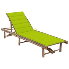 Sodo saulės gultas su stalu ir čiužinuku, rudas kaina ir informacija | Gultai | pigu.lt