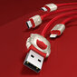 USB kabelis 3in1 Baseus Year of the Tiger, USB to micro USB / USB-C / Lightning, 3.5A, 1.2 m kaina ir informacija | Laidai telefonams | pigu.lt