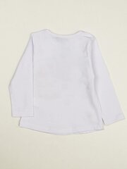 Кофточка для девочки с принтом и белой аппликацией. цена и информация | Рубашки для девочек | pigu.lt
