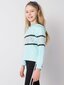 Medvilninis megztinis mergaitei 128 cm kaina ir informacija | Megztiniai, bluzonai, švarkai mergaitėms | pigu.lt
