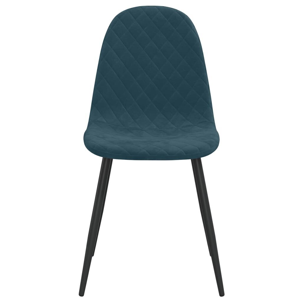 Valgomojo kėdės, 2vnt., mėlynos spalvos цена и информация | Virtuvės ir valgomojo kėdės | pigu.lt