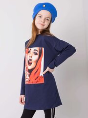 Tunika mergaitėms, mėlyna kaina ir informacija | Marškinėliai mergaitėms | pigu.lt