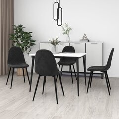 Valgomojo kėdės, 4vnt., juodos spalvos kaina ir informacija | Virtuvės ir valgomojo kėdės | pigu.lt
