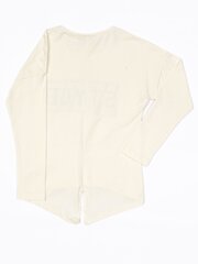 Блузка для девочки с пайетками и блестками, экрю цена и информация | Рубашки для девочек | pigu.lt