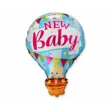 Воздушный шар Baby in the Balloon - New Baby, синий цена и информация | Шарики | pigu.lt