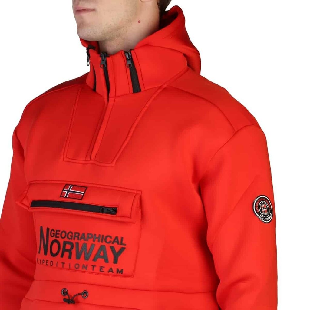 Striukė vyrams Geographical Norway 64941, raudona kaina ir informacija | Vyriškos striukės | pigu.lt