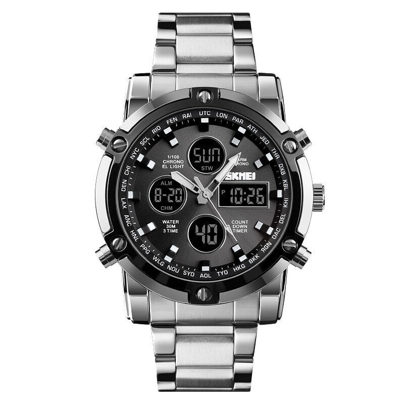Laikrodis vyrams Skmei 1389SIBK kaina ir informacija | Vyriški laikrodžiai | pigu.lt