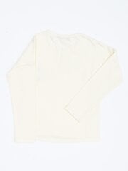 Блузка цвета экрю для девочки с вышитыми мотивами. цена и информация | Рубашки для девочек | pigu.lt