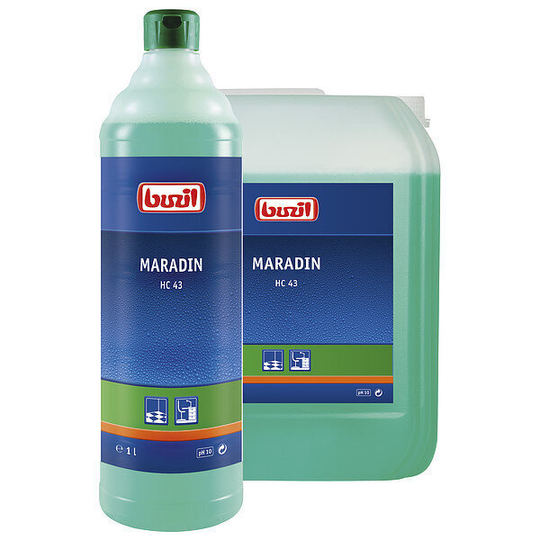 Didelės koncentracijos intensyvaus valymo valiklis BUZIL HC43 Maradin , 1 L (12) цена и информация | Valikliai | pigu.lt