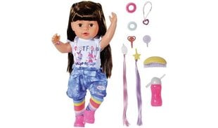 Сестра брюнетка Zapf Baby Born, 43 см цена и информация | Игрушки для девочек | pigu.lt