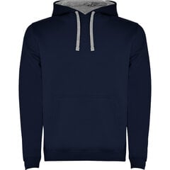 Hoodie худи с двухцветным капюшоном Urban SU1067 темно-синий/серый цена и информация | Мужской джемпер | pigu.lt