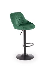 Набор из 2-х барных стульев Halmar H101, зеленый цена и информация | Стулья для кухни и столовой | pigu.lt