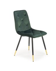 4-ių kėdžių komplektas Halmar K438, žalias kaina ir informacija | Virtuvės ir valgomojo kėdės | pigu.lt