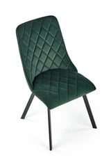 Набор из 4 стульев Halmar K450, зеленый цена и информация | Стулья для кухни и столовой | pigu.lt