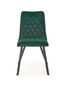 4-ių kėdžių komplektas Halmar K450, žalias kaina ir informacija | Virtuvės ir valgomojo kėdės | pigu.lt