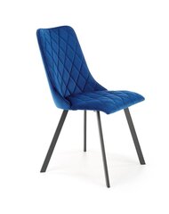 4-ių kėdžių komplektas Halmar K450, mėlynas kaina ir informacija | Virtuvės ir valgomojo kėdės | pigu.lt