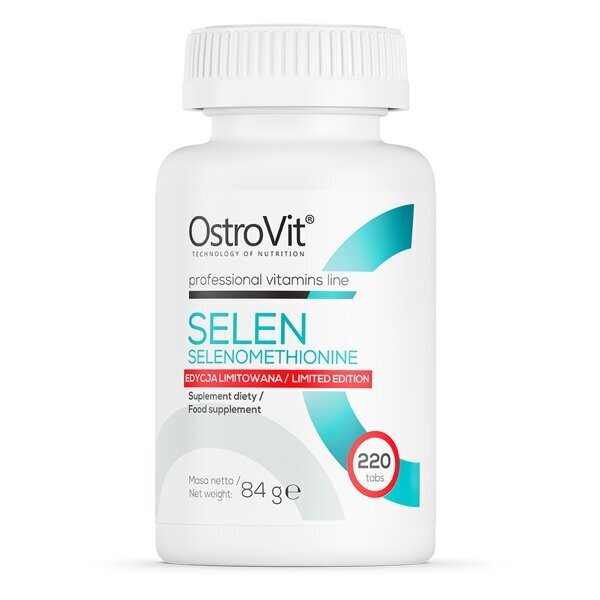 Maisto papildas OstroVit Selenium, 220 tablečių цена и информация | Vitaminai, maisto papildai, preparatai gerai savijautai | pigu.lt